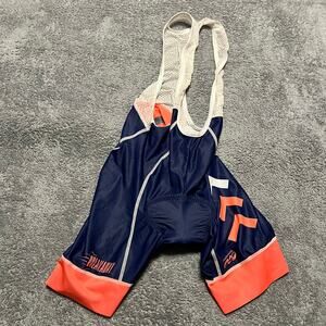 Podiumwear Cycling Bibs Shorts Mens Large  Padded Bike Riding Blue **